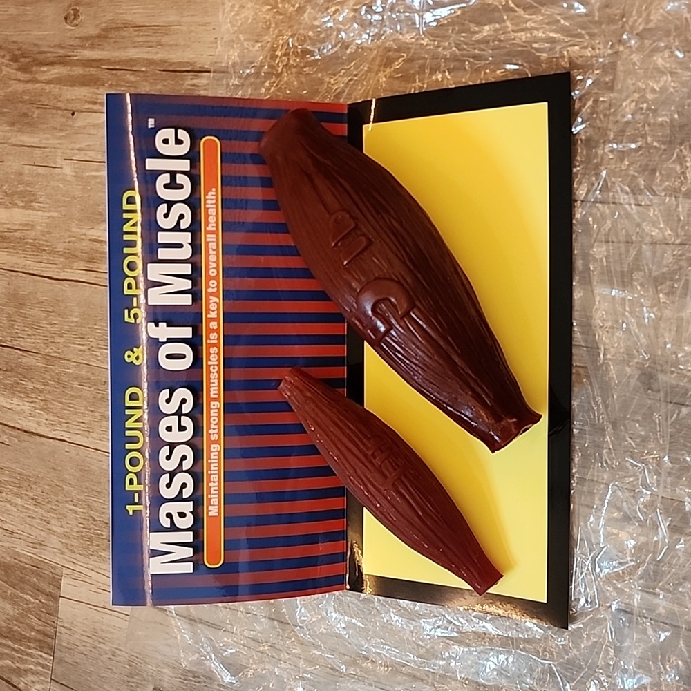 Health Edco 5 lb Muscle & 1 lb Muscle Displays, New Never Displayed, with case